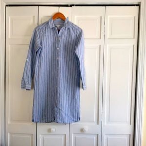 J Jill Linen Shirt Dress
